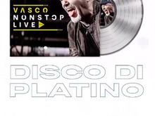 VASCO NONSTOP LIVE è disco di platino!