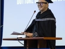 Mercoledi 7 ottobre L'Università di Salerno ha conferito il Dottorato di Ricerca Honoris Causa in Politica e Comunicazione a Vasco Rossi