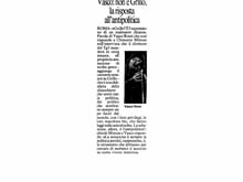 Rassegna Stampa - Vasco: non é Grillo la risposta dell'antipolitica